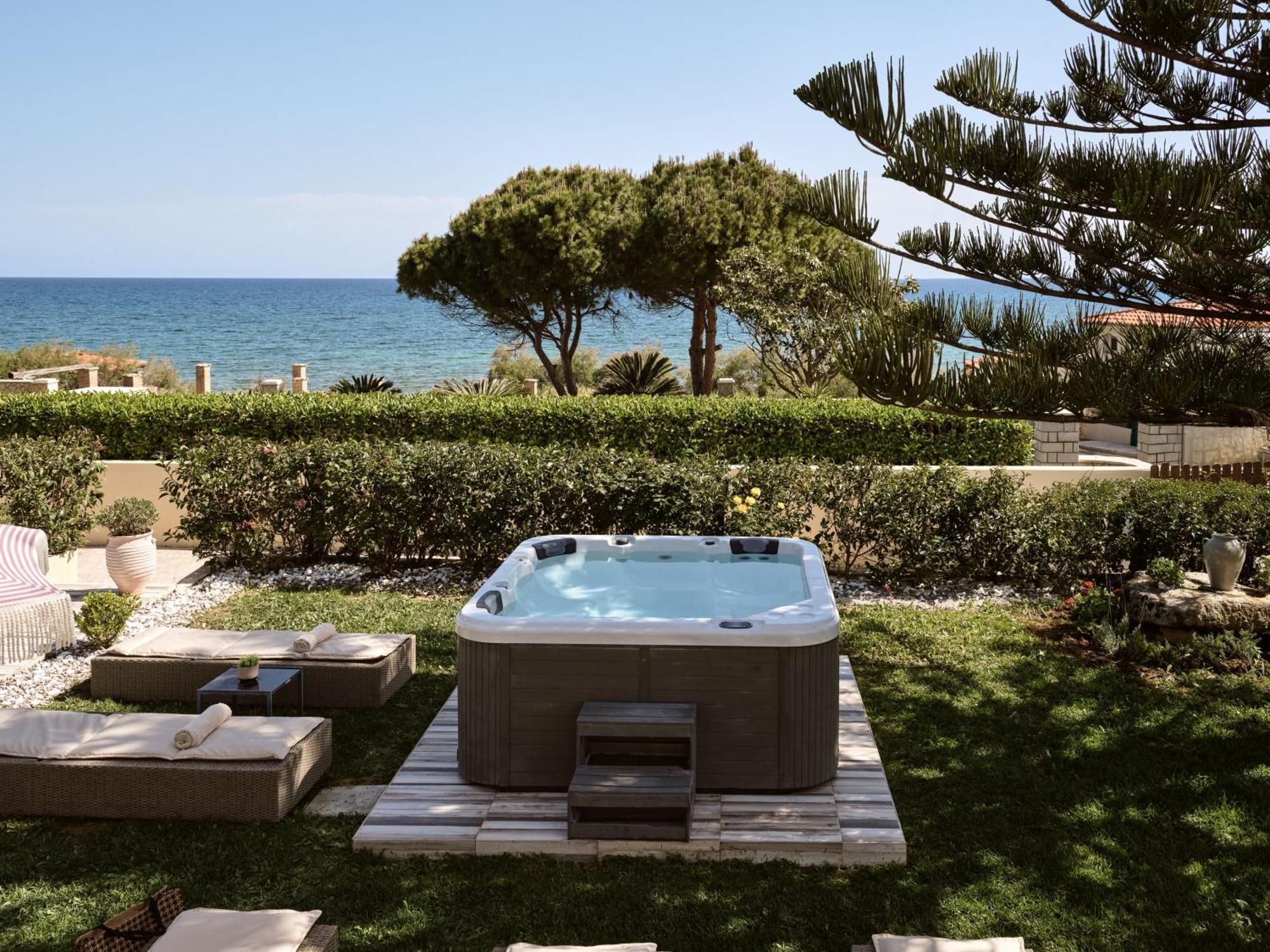 Sea Elegance Villa - On The Beach, By Zantewize Psarou  Extérieur photo